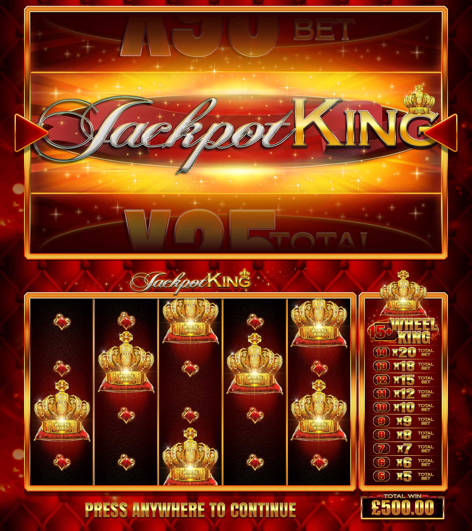 jackpot king win