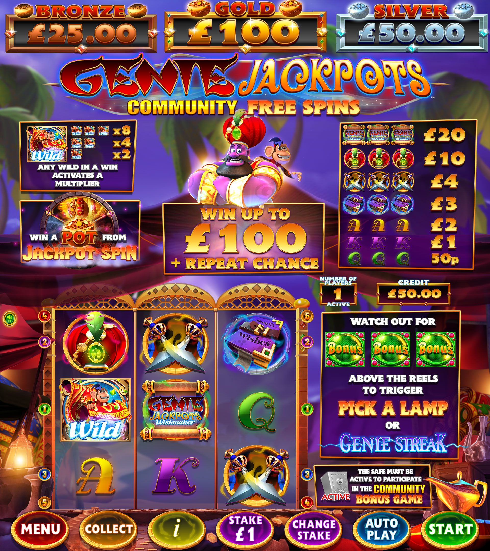 genie jackpots free