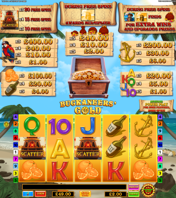 Buckaneers' Gold PP - B3 - Screenshot