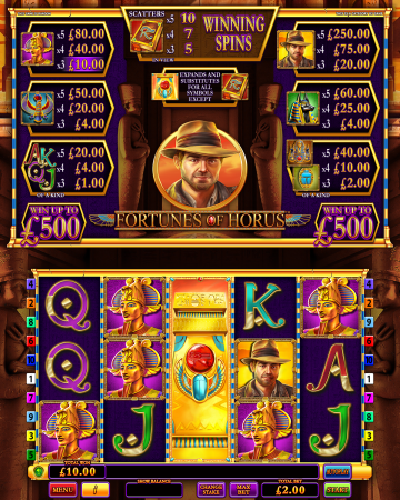 Fortunes of Horus PP - B3 - Screenshot