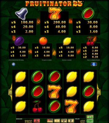 Fruitinator 25 - B3 - Screenshot