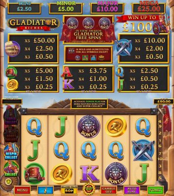 Gladiator Riches - CATC - Screenshot