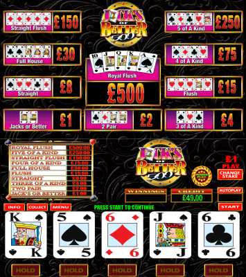 Jacks or Better PP - B3 - Screenshot