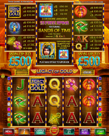 Legacy of Gold - B3 - Screenshot