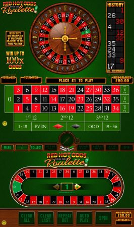 Single Zero Red Hot Odds Roulette - CATC - Screenshot