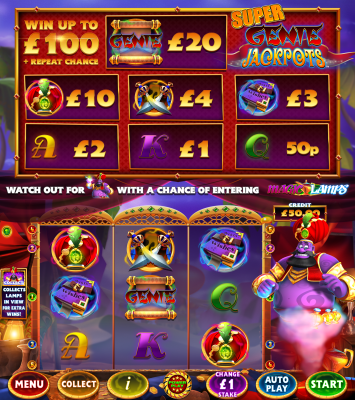 Super Genie Jackpots PP - CATC - Screenshot